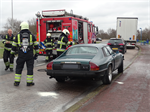 Prio 1 Brand Wegvervoer Auto Parkeerplaats BST N31 Rechts Stienkamp Drachten